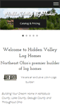 Mobile Screenshot of hiddenvalleyloghomes.com